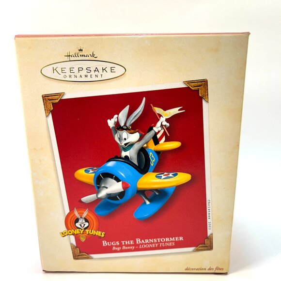 Hallmark Keepsake 2003 Bugs The Barnstormer Handcrafted Christmas Ornament - Picture 2 of 8